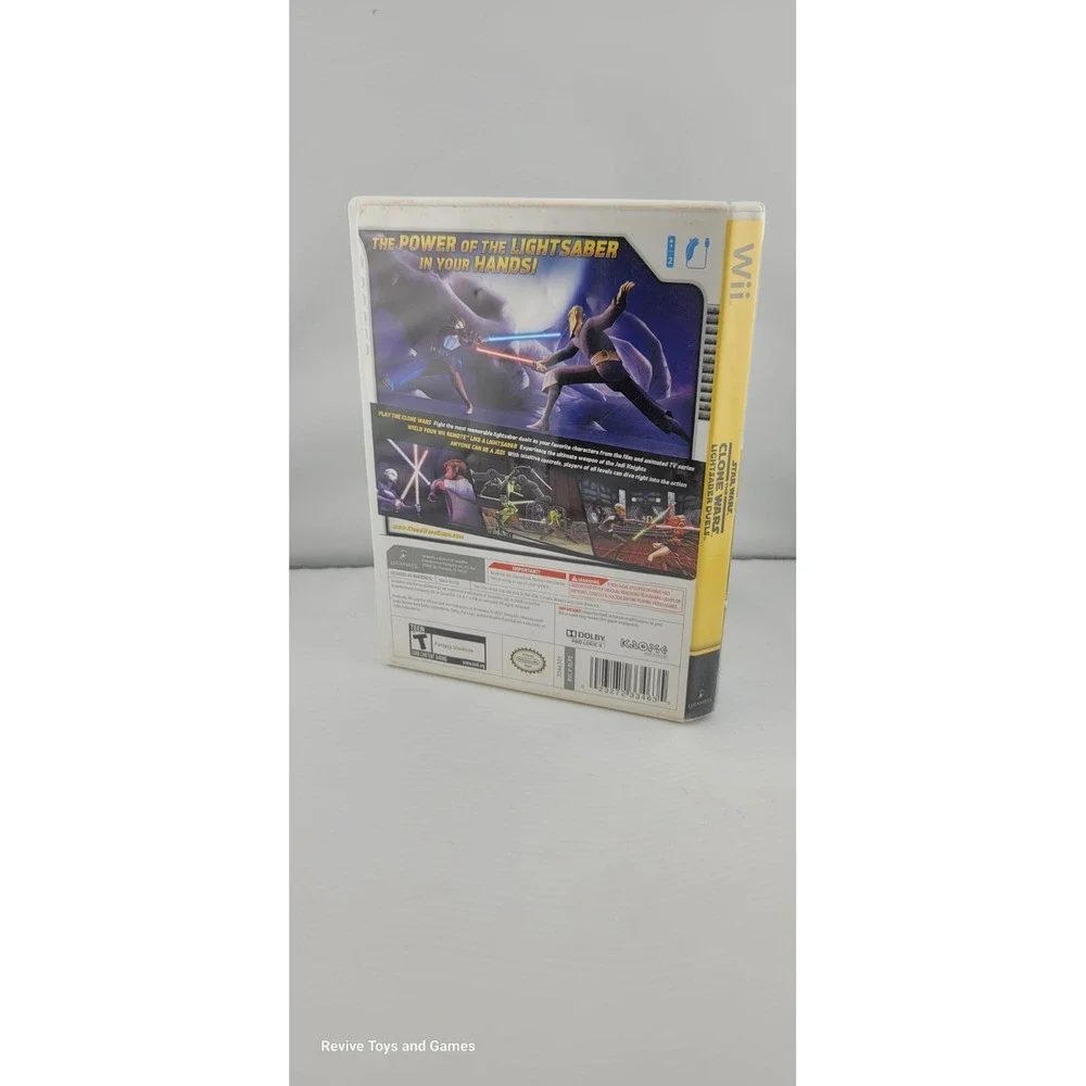 Star Wars The Clone Wars Lightsaber Duels Nintendo Wii, 2008 CIB Complete Tested
